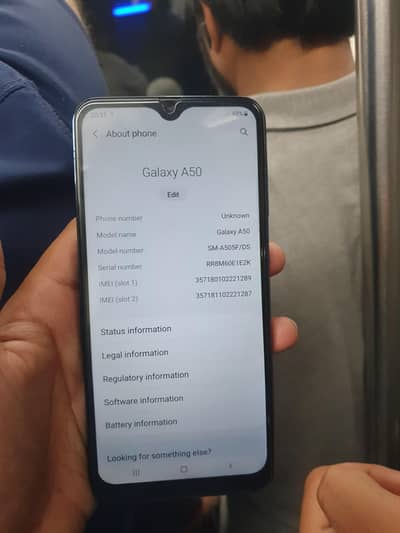SAMSUNG A50 PANEL CHANGE CONDITION OK