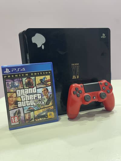 Sony PS4 Slim with GTA 5 Cd