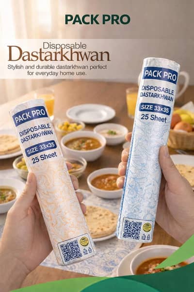 Disposable dastarkhan