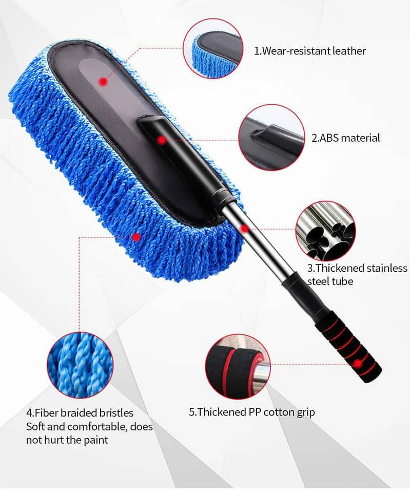 Microfiber car Cleaning duster / Mop 0