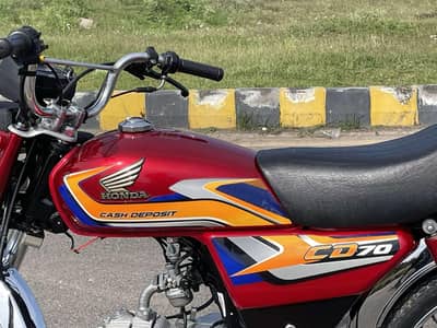 Honda CD70 2025 In BRAND NEW CONDITION JUST 3100 driven for sale