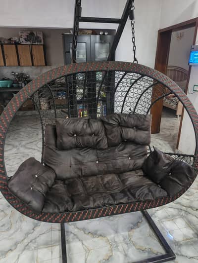 2 used hanging swing chairs (jhoolay) for sale