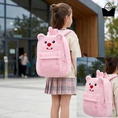 Girl's Cotton School Bag