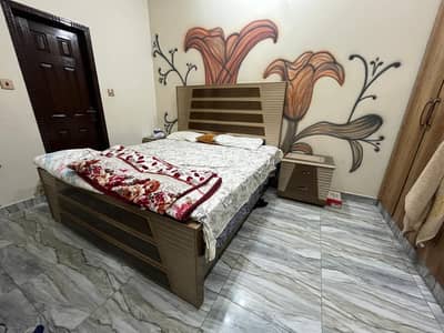 Double Bed wooden Side Tables Dressing Table for Sale