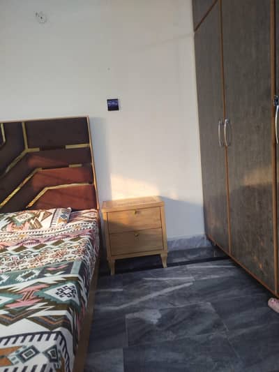 King size bed for sale along with the side tables and dressing table