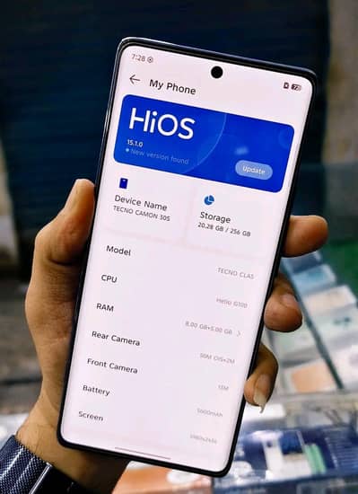 Tecno Camon 30s 13gb Ram 256gb memory 0319/3220/605