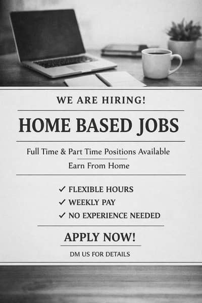 WE Hire Female or Male for online and full or part time office work