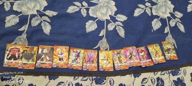 Dragon Balls Super 12 cards original  for sale
