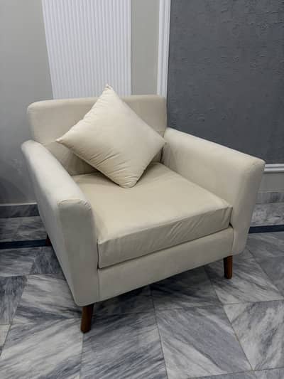 New Paktameer Sofa Chair in Beige - New/ unused for sale in Lahore