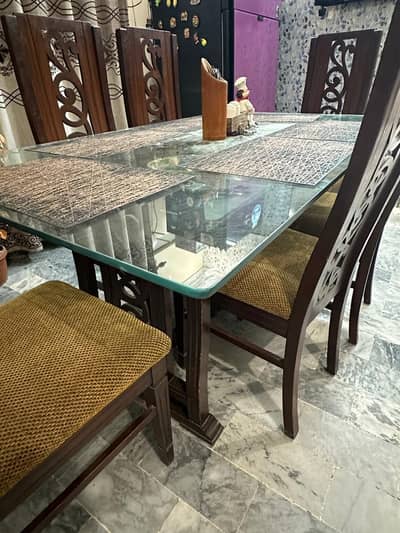 6 seater dining table