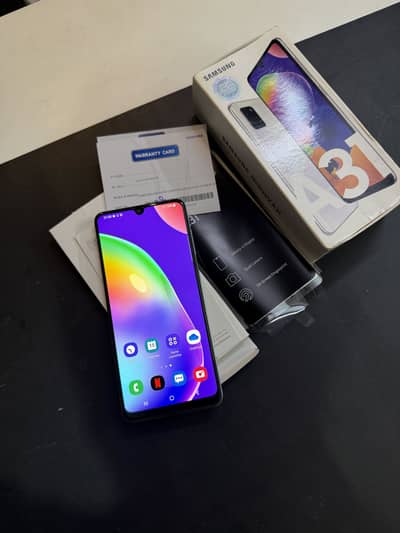 Samsung a31 4/126 PTA approved with complete box
