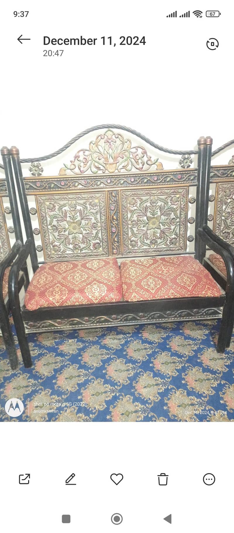 used sofa set 1