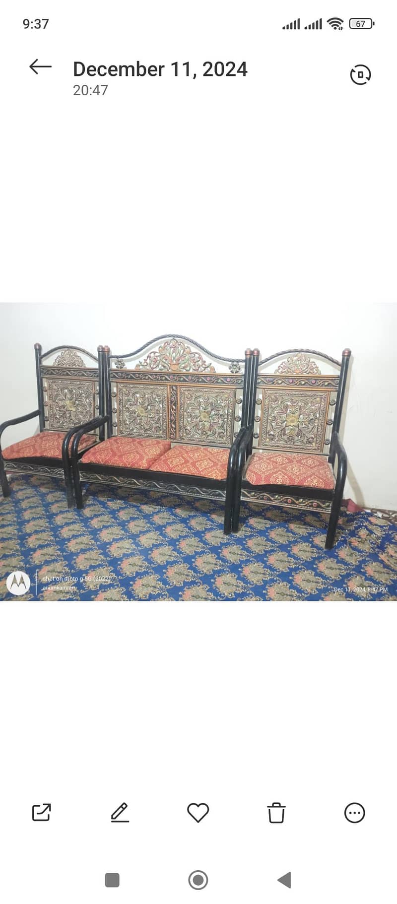 used sofa set 3