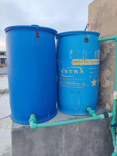 water tanks/drums