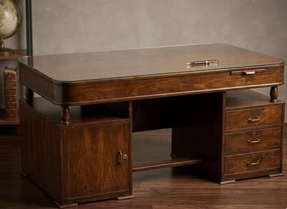 Premium Office Table Large Size With Glass