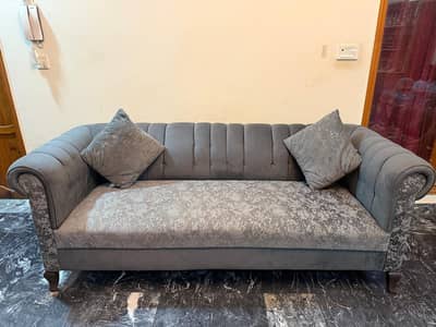 Modern 5 Seater Velvet Sofa Set