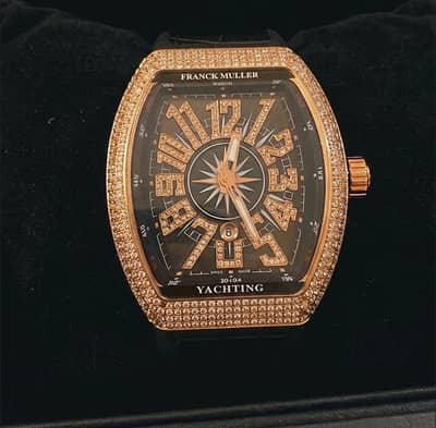 Franck Muller Yachting Rose Gold Diamond Bezel