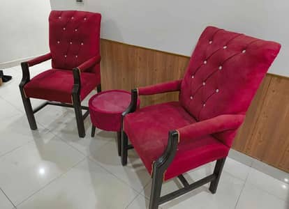 Coffee table and chairs