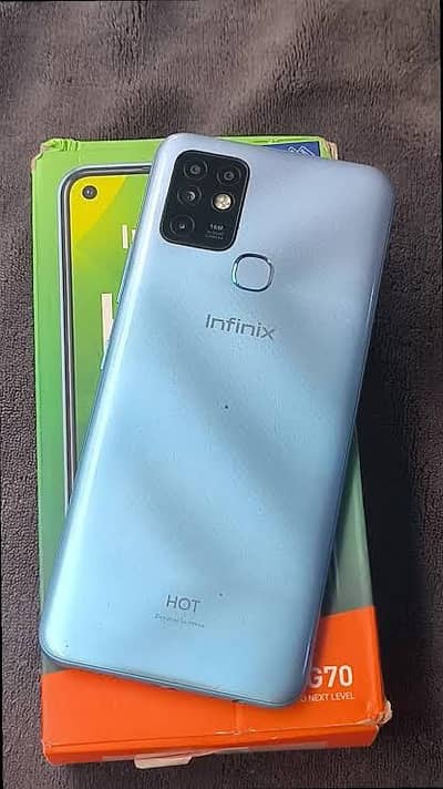 Infinix hot 10 complete box