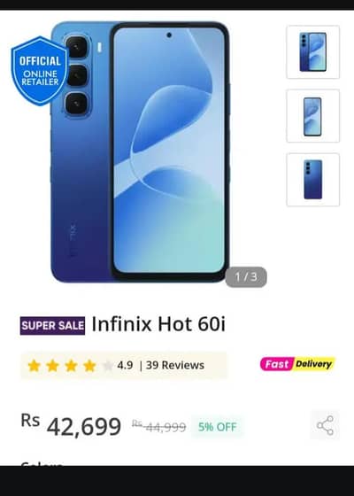 Infinix Hot 60i