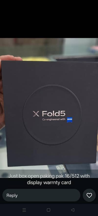Vivo xfold5 5G 16/512 just box open