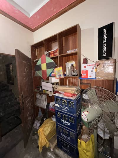 Kiryana Store Racks + Counter for Sale – Solid Wood, Good Condition