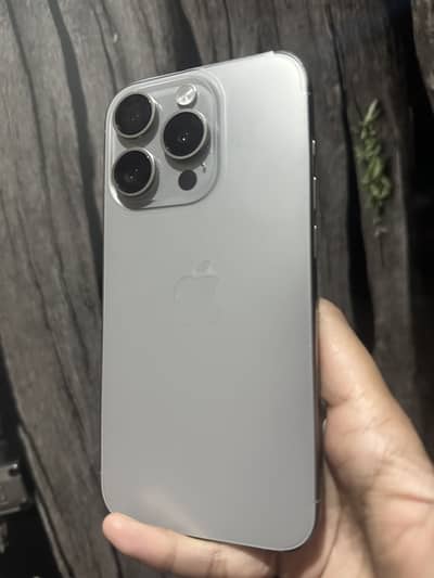 I phone 15 pro PTA approved natural titanium