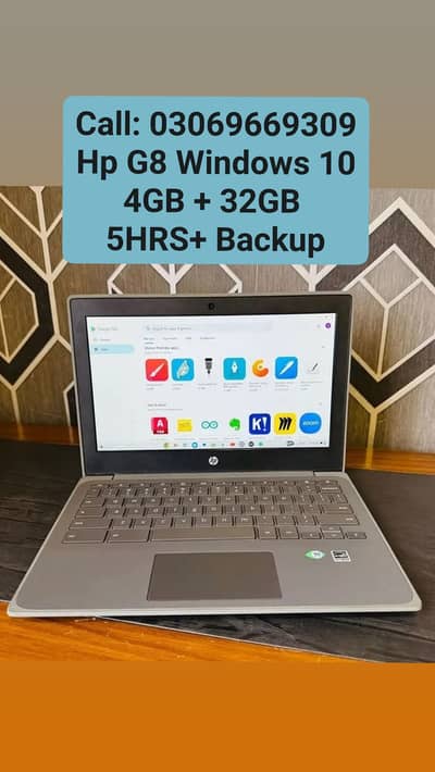 Hp G8  Celeron Windows 10 Installed 4GB Ram 5HRS Backup With Waranty