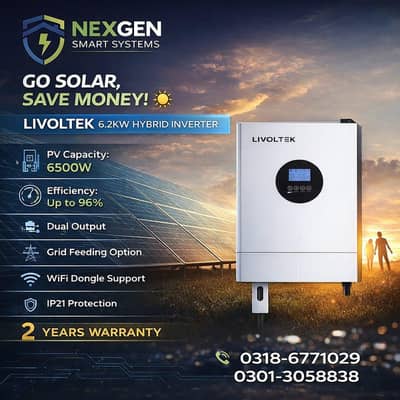 6.2kw Livoltek Hybrid Inverter