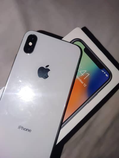 iphone x offical pta approved 256 gb with box and cabel