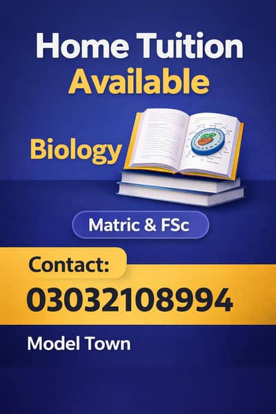 Home tuition available