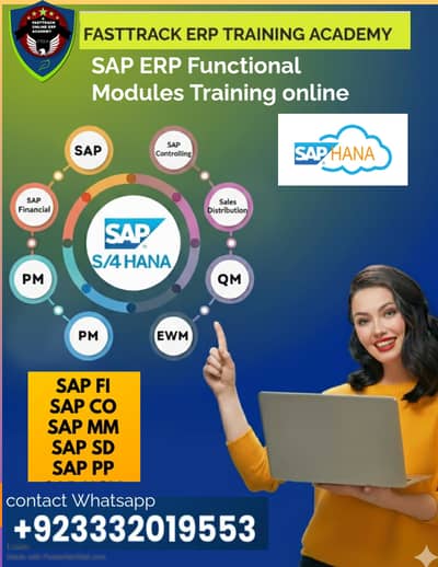 SAP S4 HANA FICO SAP MM SAP SD SAP EWM SAP PP TRAINING