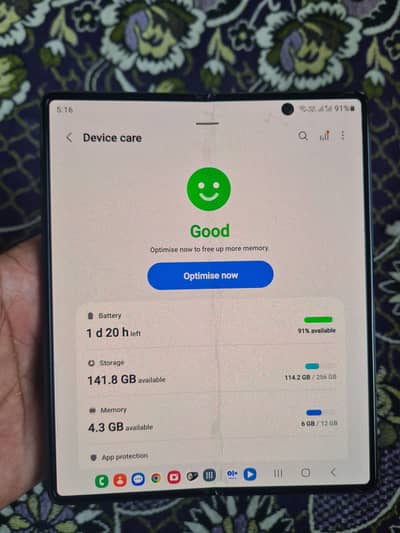 Samsung Z Fold 2 12gb/256gb PTA approved D/S