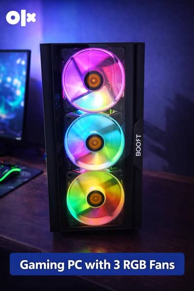 gaming PC 1 month used free keyboard monitor and mouse