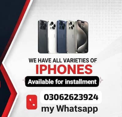 i Phone 8plus, 11,12,13,14,15 pro max on instalment Whatsap
