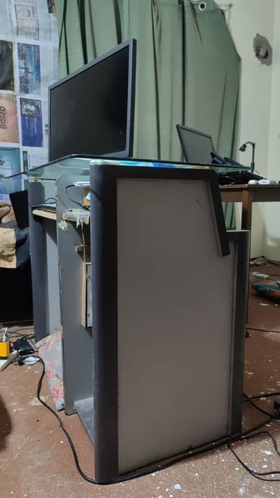 Glass Office Computer Table