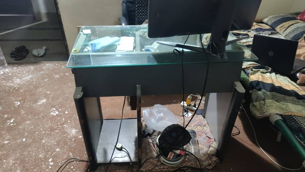 Glass Office Computer Table 2