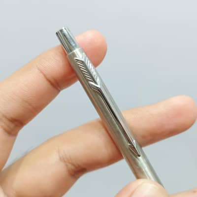 Slim Ballpoint Pen with Chrome Trim | Made in England