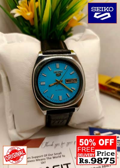 Seiko 5 Citizen Orient Automatic Pre-Owned watch Japan 03161737353