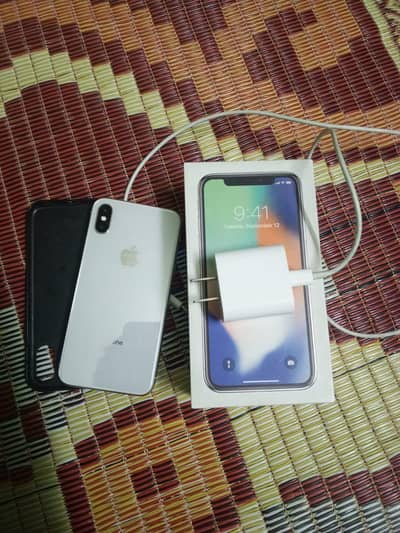 am selling my iphone x 256gb PTA approve with complet box and charger
