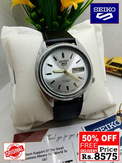 Seiko 5 Citizen Orient Automatic Pre-Owned watch Japan 03161737353