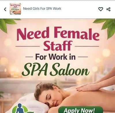 Female required for spa