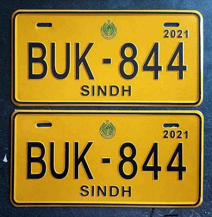Number plates 4
