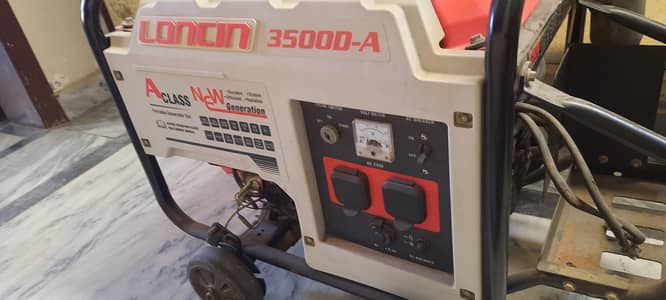 Loncin LC3500 A 3.5Kva AVR Petrol and gas Generator