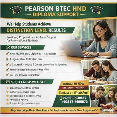 Researh papers | Articles | BTEC | HND | Assignment Writing | Thesis