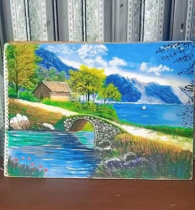 a beautiful landscape painting 