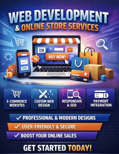 We develops online stores for your business