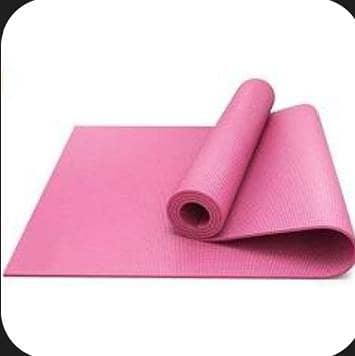 pink yoga mat: minmal wear and tear only