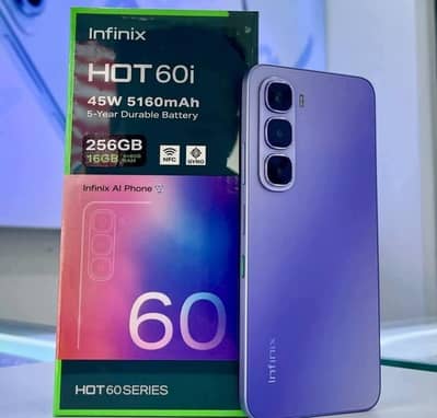 Infinix hot60i 16/256 Blue  color . demanded color h
