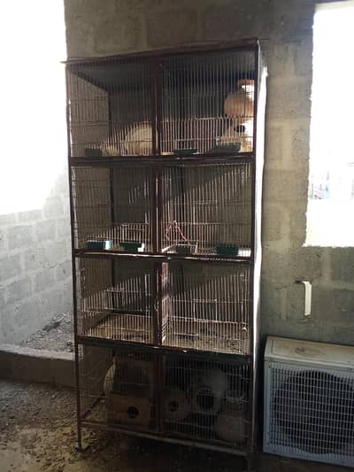 8 khano ka mazboot cage h 3 traf double jali m h full wazni
